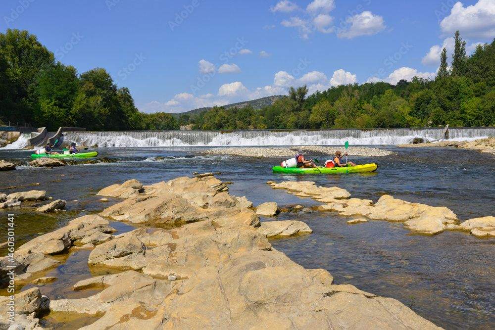 cannoeing in the ardèche