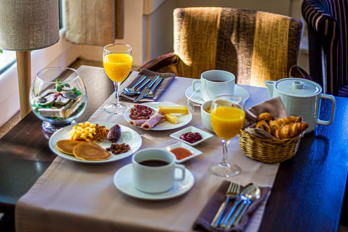 Petit déjeuener hôtel